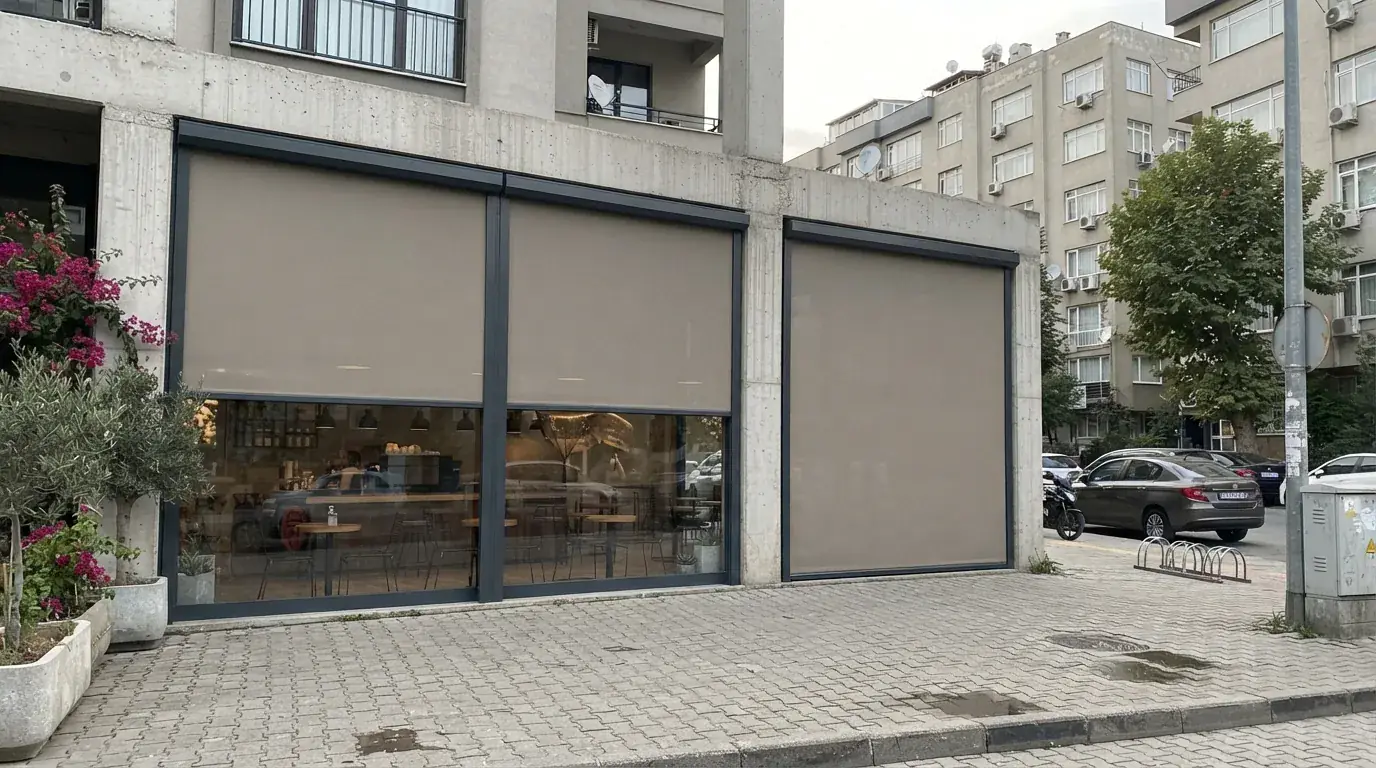Tente mekanizmasının atölyede montaj öncesi kontrol edildiği detay görüntüsü